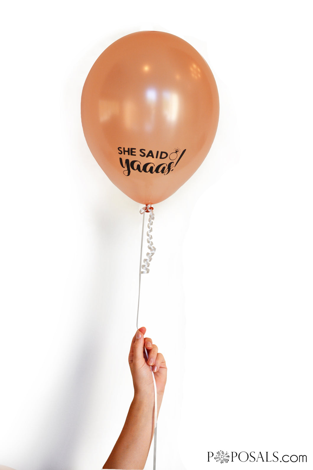 She Said Yaaas Rose Gold Balloon Pack