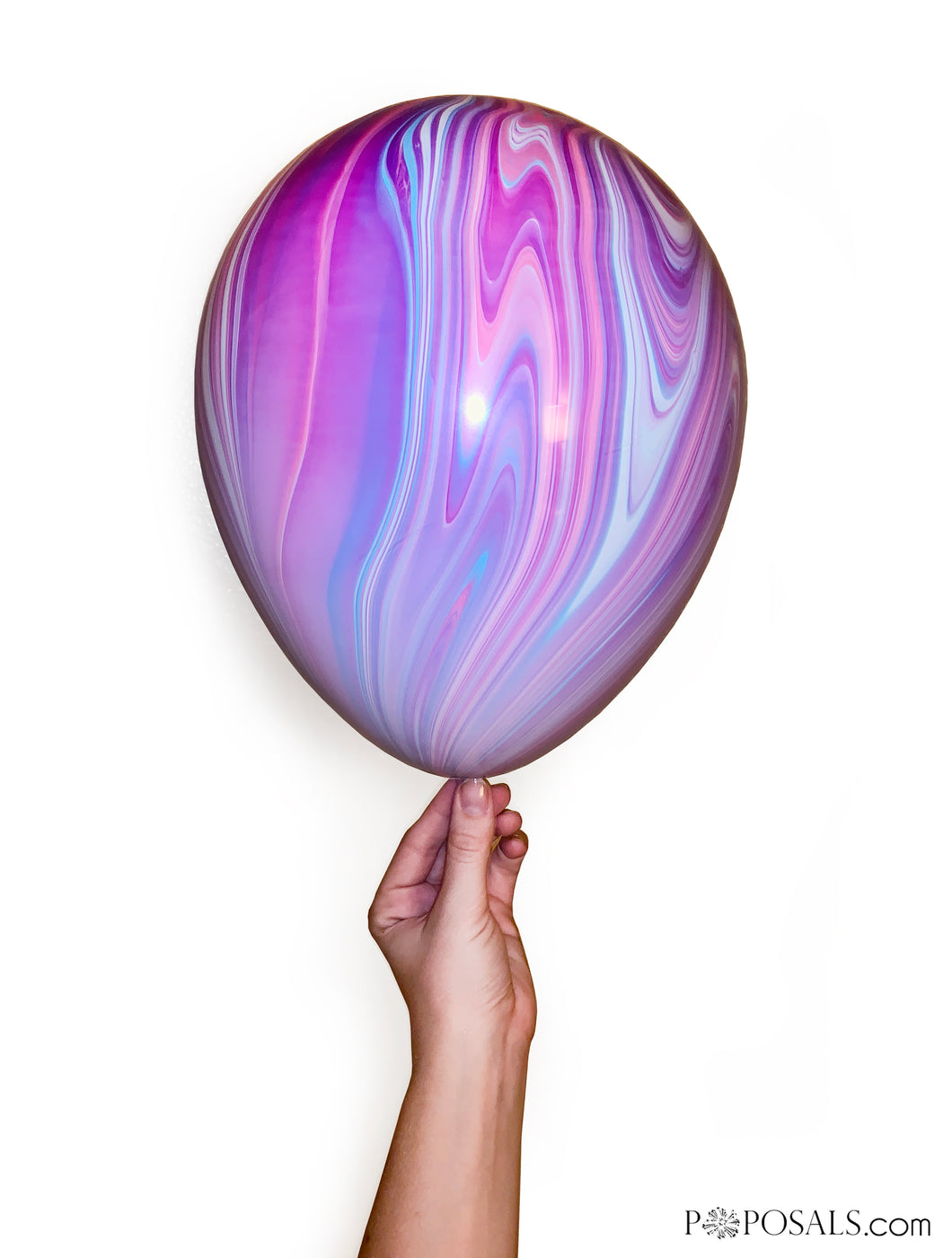 Purple Pink Blue Agate Swirl 11